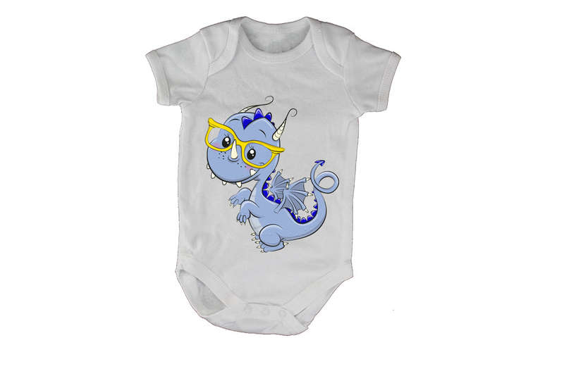Nerdy Dinosaur - Baby Grow