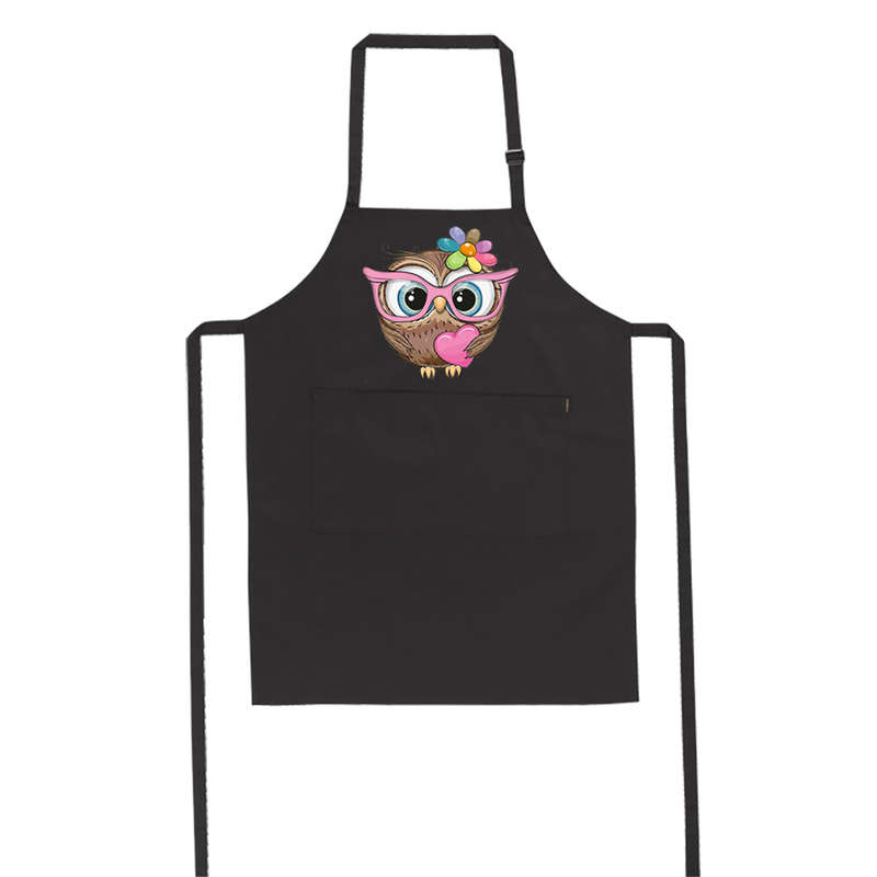 Nerdy Love Owl - Apron