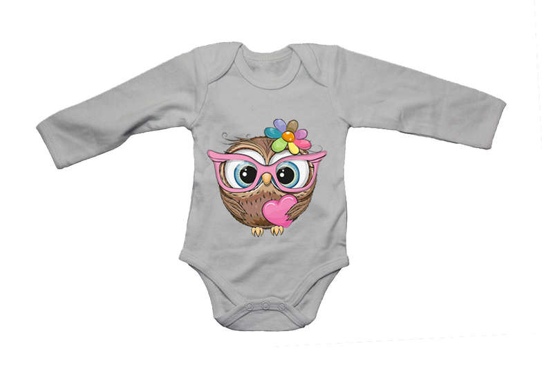 Nerdy Love Owl - Baby Grow
