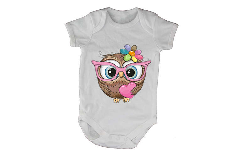 Nerdy Love Owl - Baby Grow