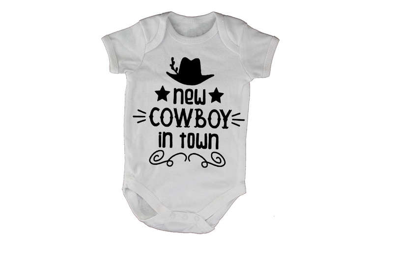 New Cowboy in Town - Baby Grow