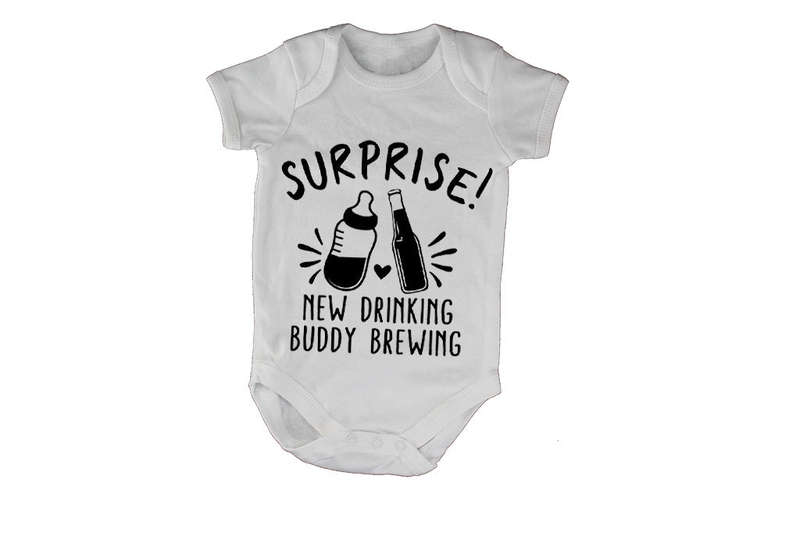 New Drinking Buddy - Baby Grow