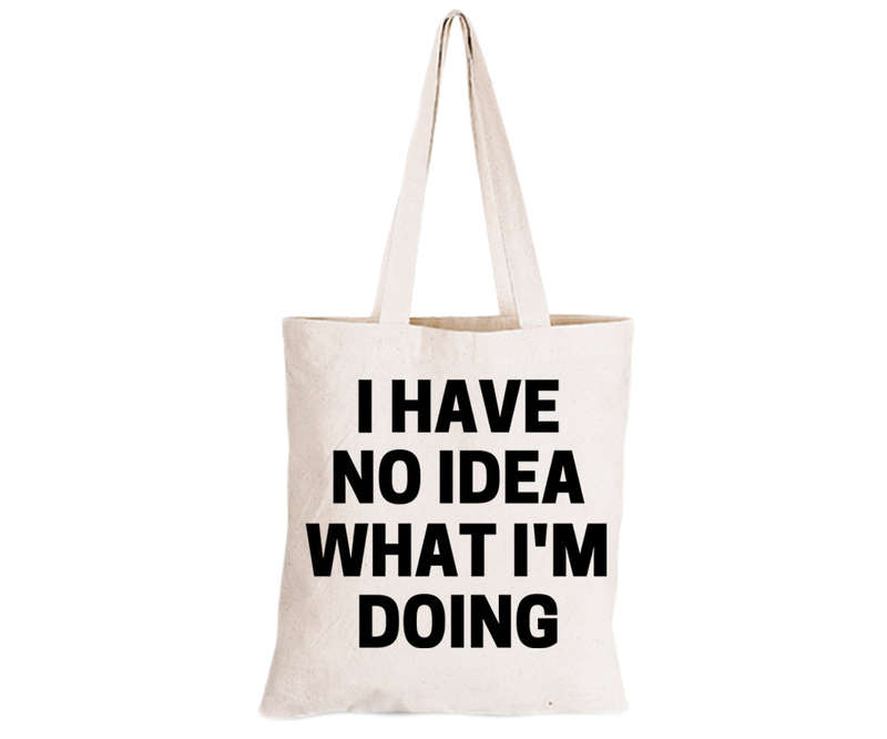 No Idea! - Eco-Cotton Natural Fibre Bag