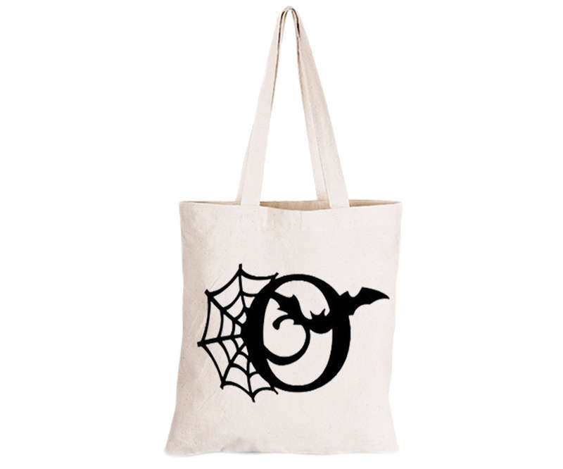 O - Halloween Spiderweb - Eco-Cotton Trick or Treat Bag