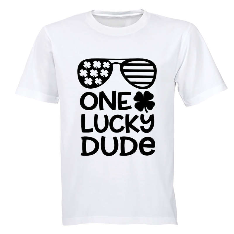 One Lucky Dude - St. Patricks Day - Kids T-Shirt