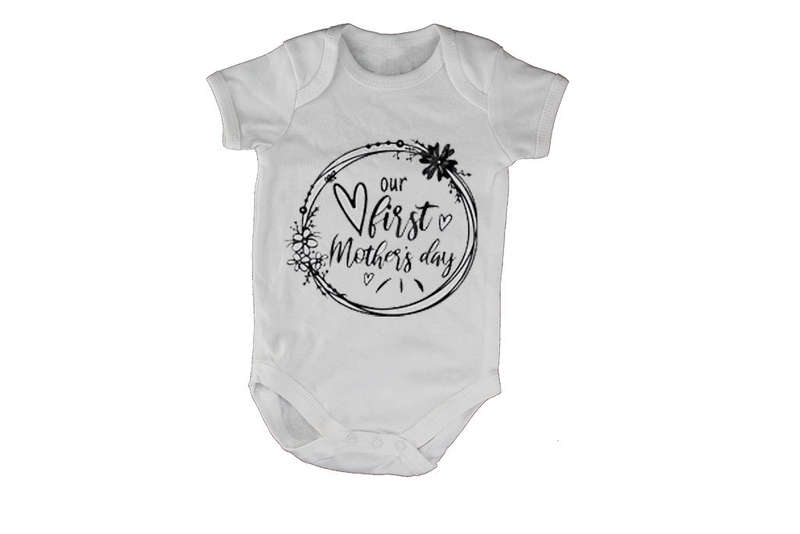 Our First Mothers Day - Circular - Baby Grow