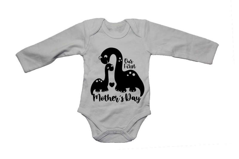 Our First Mothers Day - Dino - Baby Grow