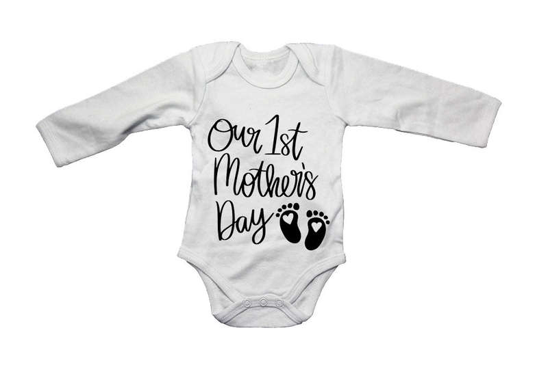 Our 1st Mothers Day - Feet - Baby Grow
