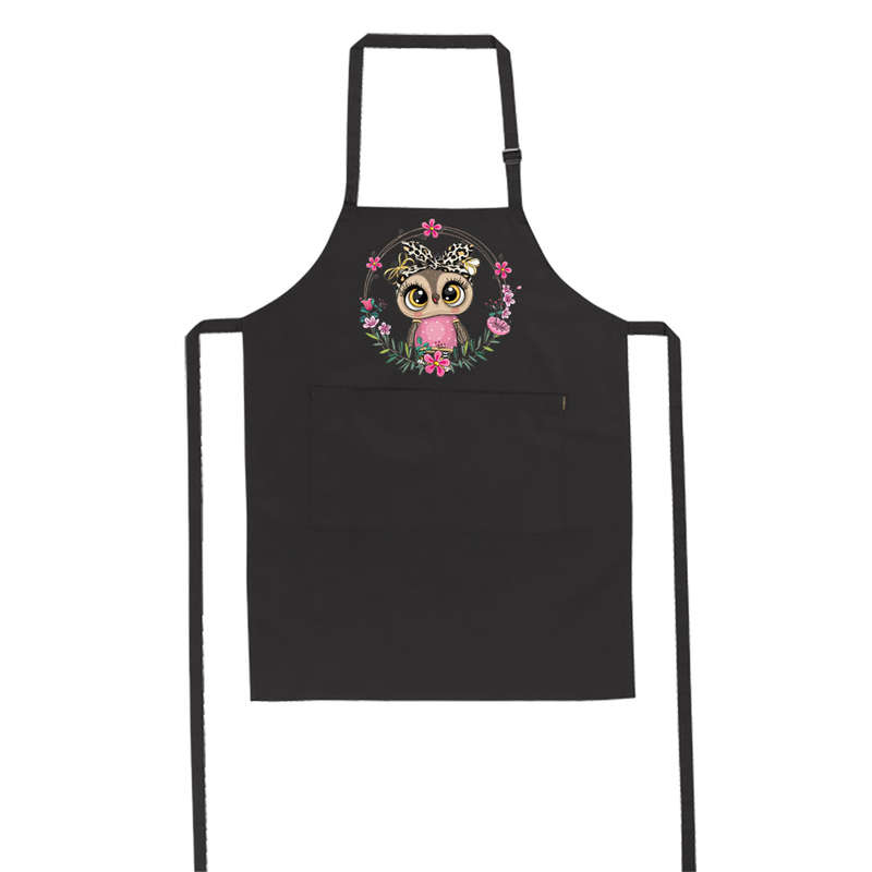 Owl Wreath - Apron