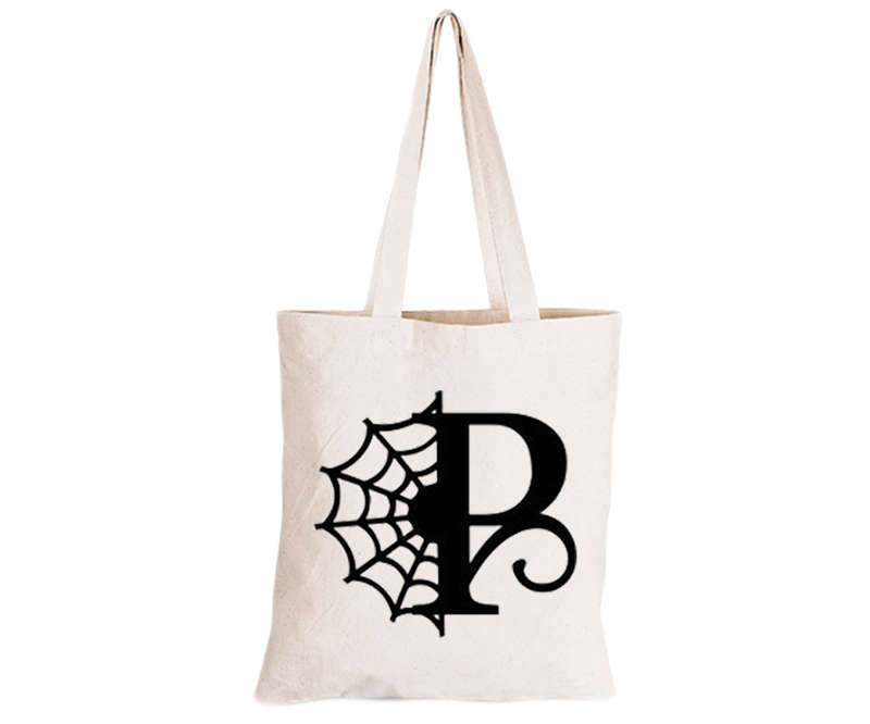 P - Halloween Spiderweb - Eco-Cotton Trick or Treat Bag