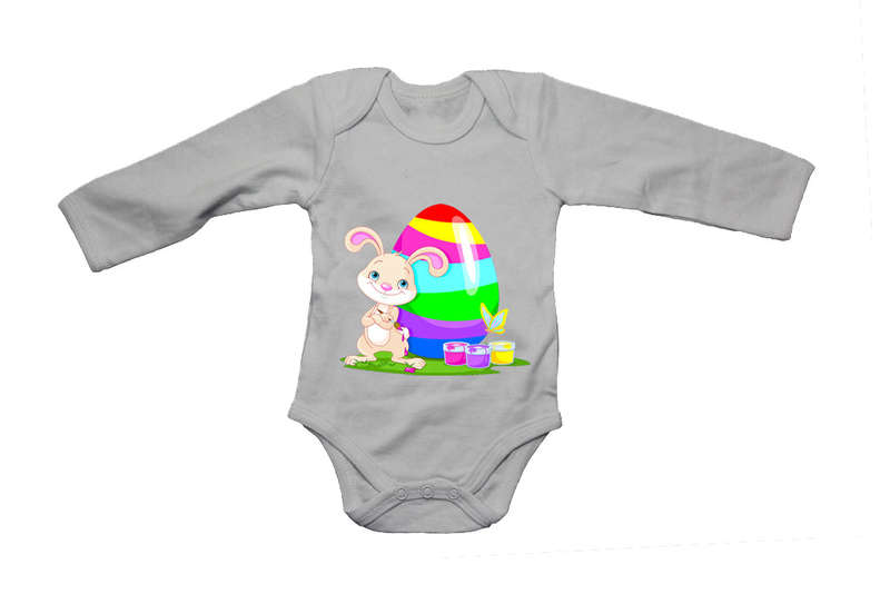 Painter Easter Bunny - Baby Grow