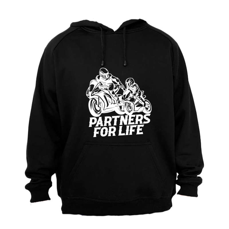 Partners For Life - Biker - Hoodie