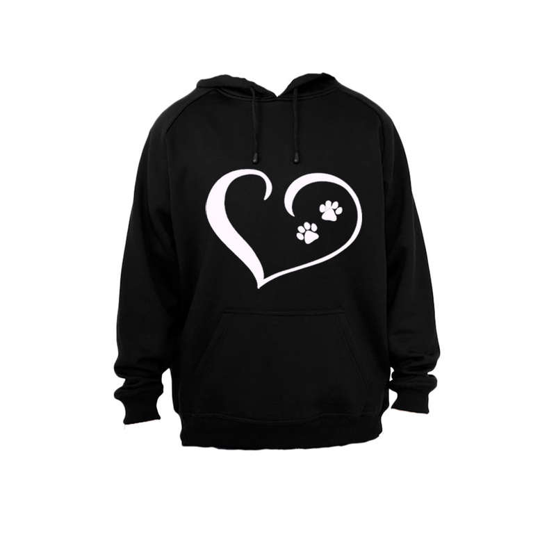 Paw Prints on my Heart! - Hoodie