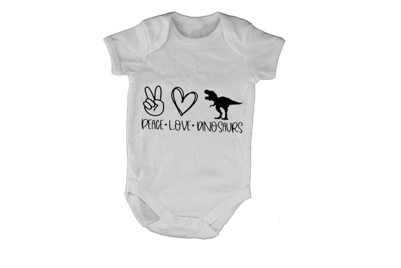 Peace. Love. Dinosaurs - Baby Grow