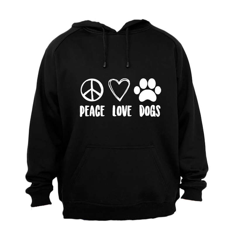 Peace. Love. Dogs - Hoodie