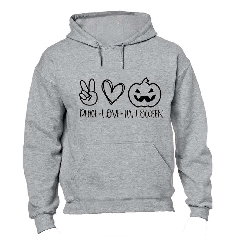 Peace. Love. Halloween - Hoodie