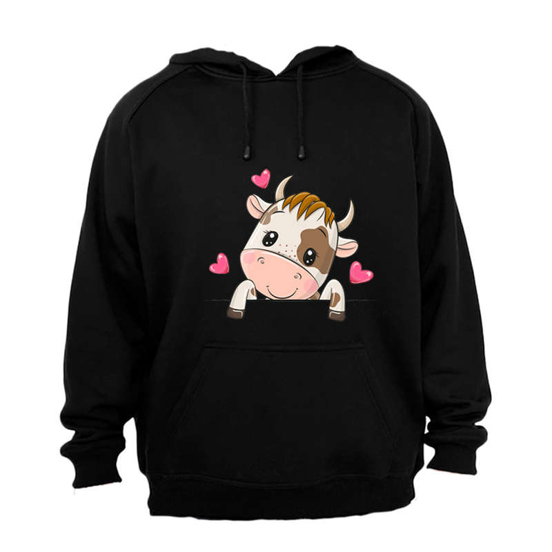 Peeking Cow - Hoodie