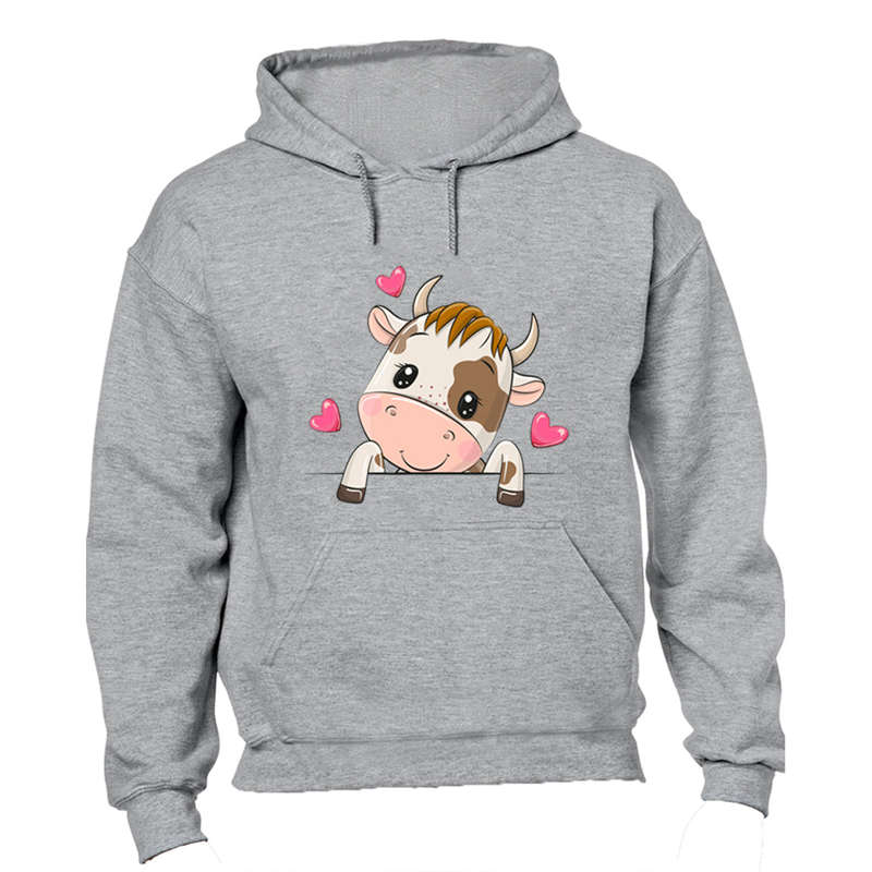 Peeking Cow - Hoodie