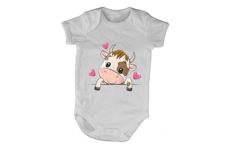 Peeking Cow - Baby Grow