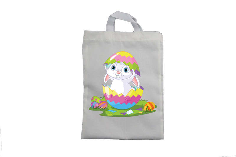 Peeking Hatched Easter Bunny - Easter Bag