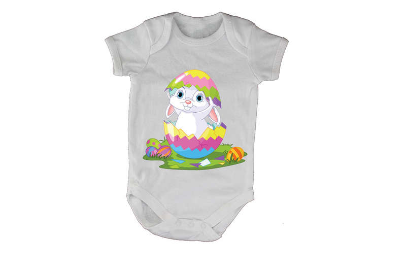 Peeking Hatched Easter Bunny - Easter - Baby Grow