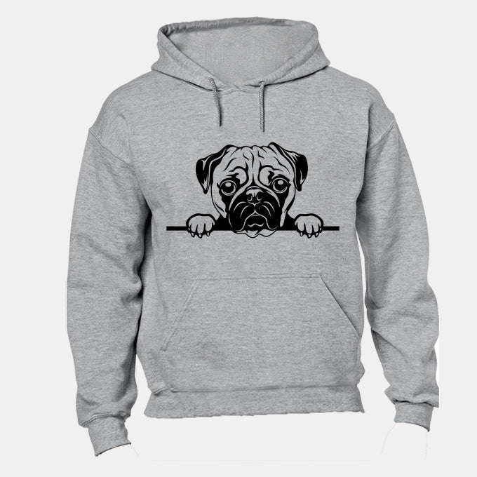 Peeking Pug - Hoodie
