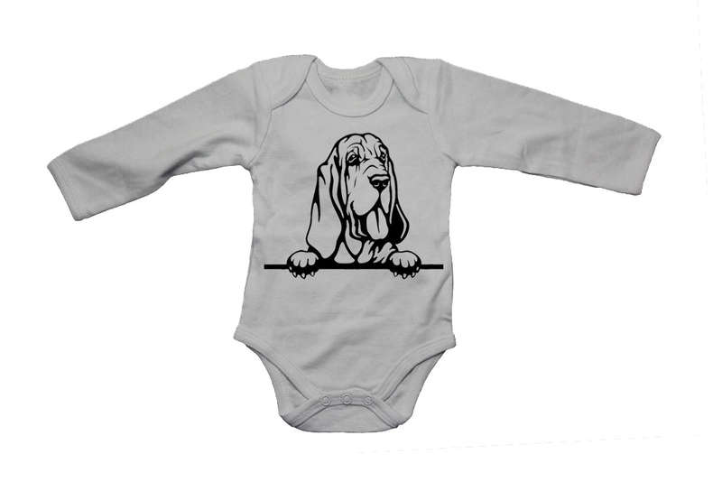 Peeking Bloodhound - Baby Grow