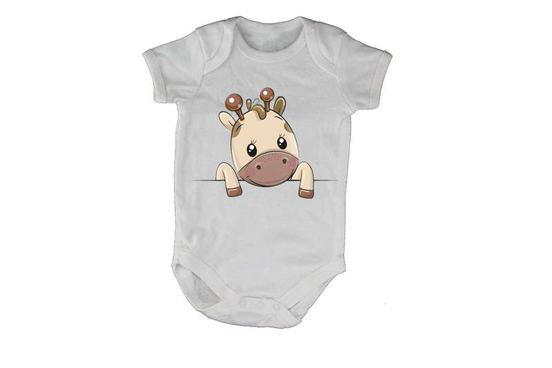 Peeking Giraffe - Baby Grow