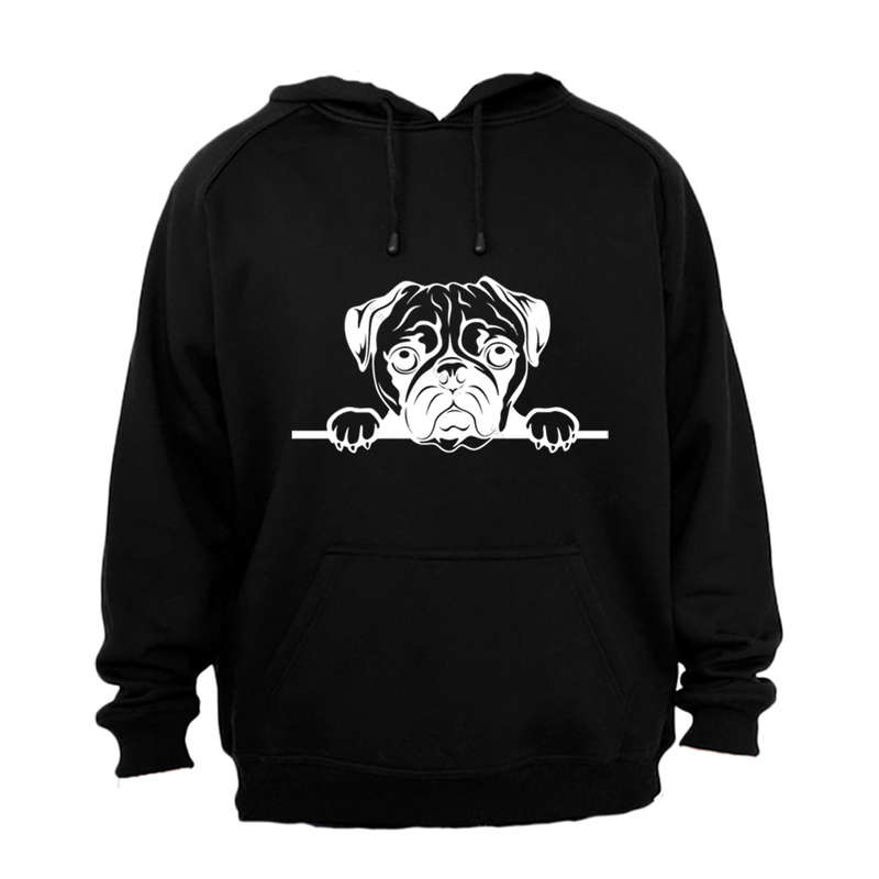 Peeking Pug - Hoodie