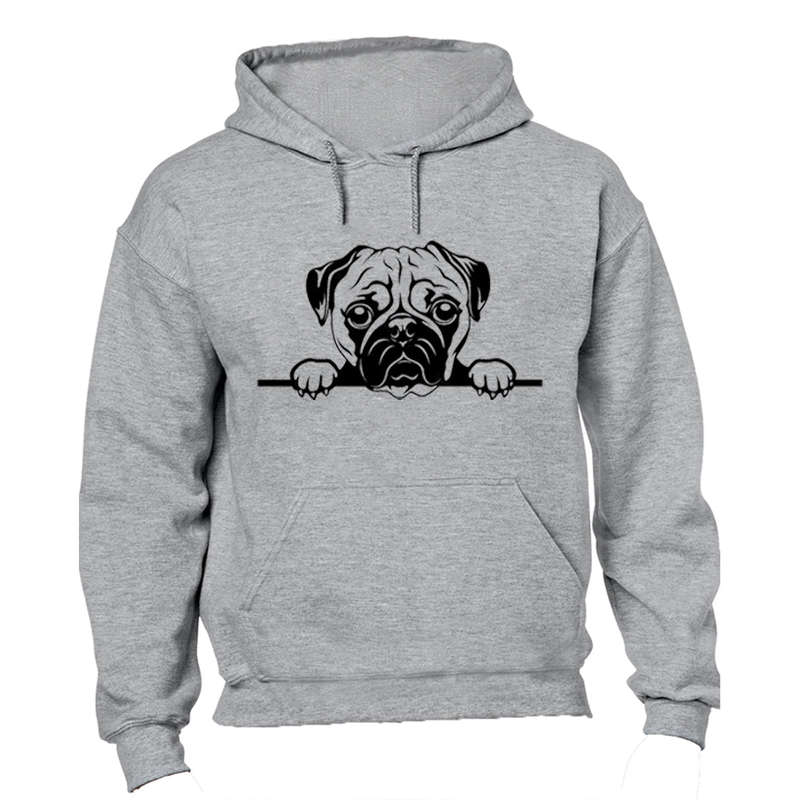 Peeking Pug - Hoodie
