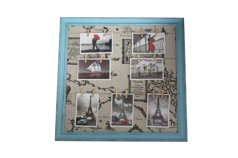 Blue North Pacific Ocean Inspired Peg Line Photo Frame
