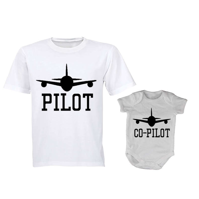 Pilot + Co-Pilot - Daddy | Baby Grow