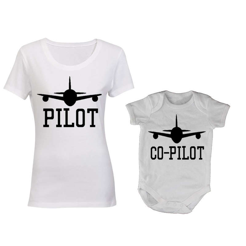 Pilot + Co-Pilot - Mommy | Baby Grow