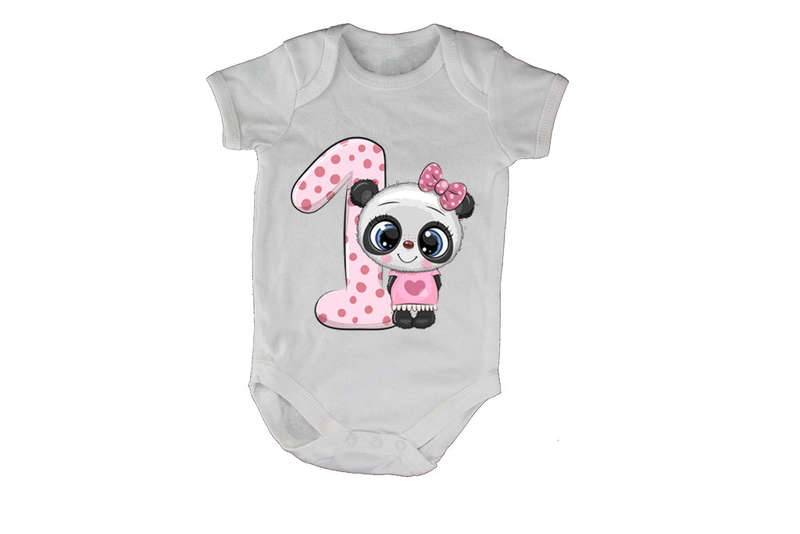 Pink 1 - Panda - Baby Grow