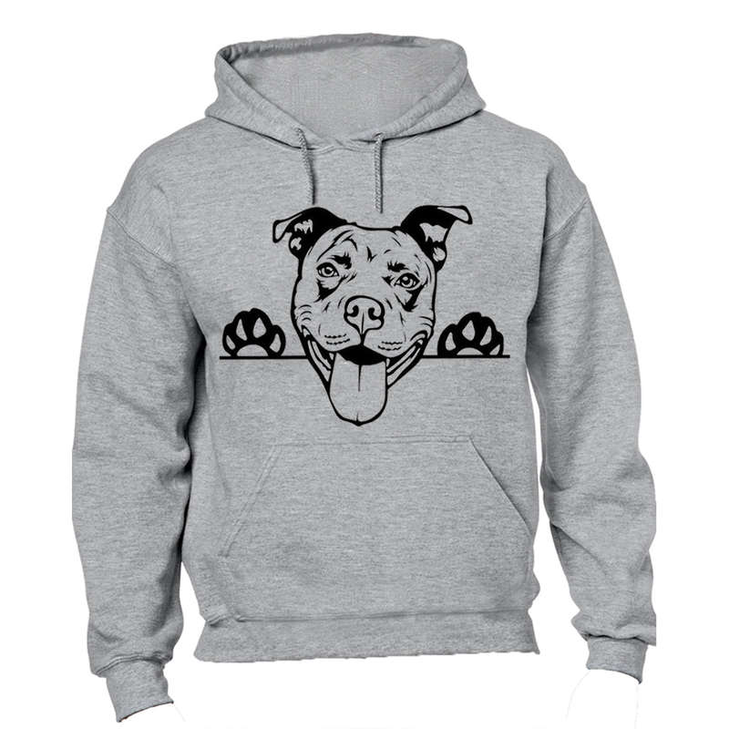 Pitbull - Peeking Dog - Hoodie