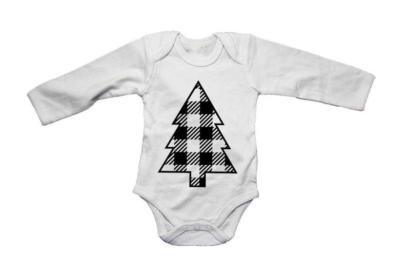 Plaid Christmas Tree - Baby Grow