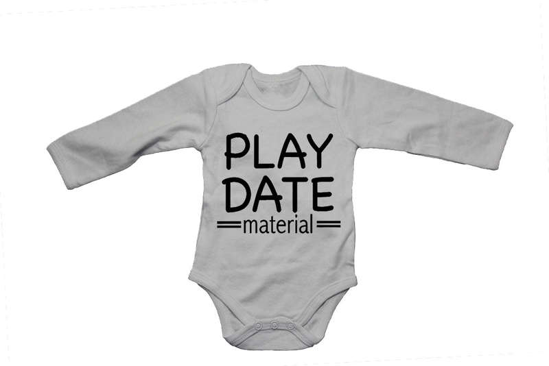 Play Date Material - Baby Grow