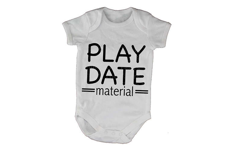 Play Date Material - Baby Grow