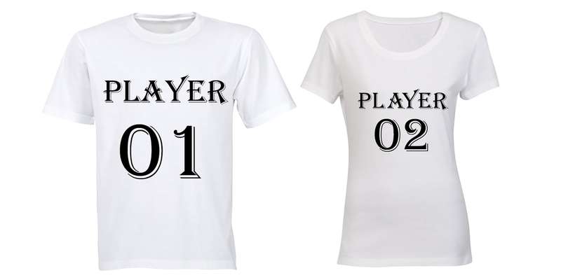 Player 01 & Player 02 - Couples Tees