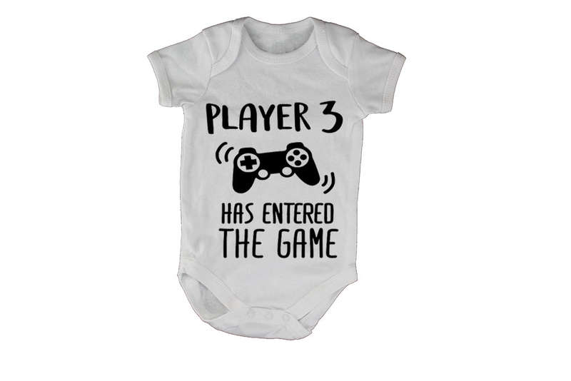 Player 3 Has Entered the Game! - Baby Grow