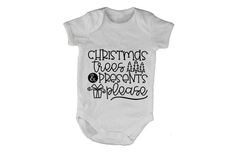 Presents Please - Christmas - Baby Grow