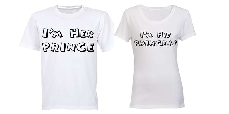 Her Prince & His Princess - Couples Tees