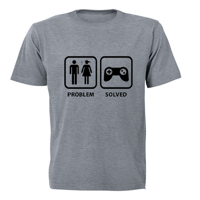 Problem Solved - Gamers! - Adults - T-Shirt