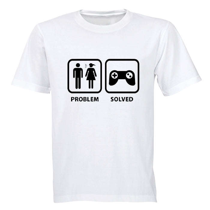 Problem Solved - Gamers! - Adults - T-Shirt