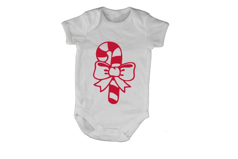 Red Candy Cane! - Baby Grow