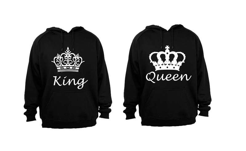 Royalty King & Queen - Couples Hoodies (1 Set)
