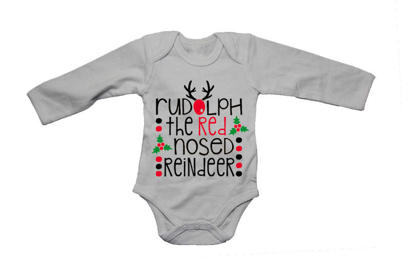 Rudolph the Red Nosed Reindeer - Christmas - Baby Grow