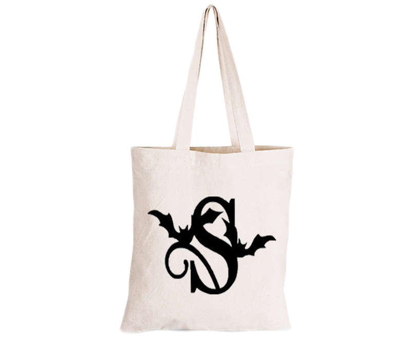 S - Halloween Spiderweb - Eco-Cotton Trick or Treat Bag