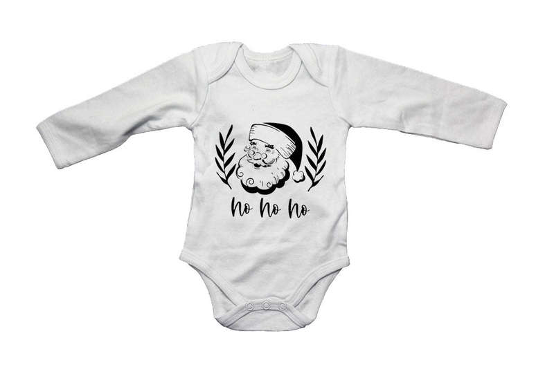 Santa - Ho Ho Ho - Christmas - Baby Grow