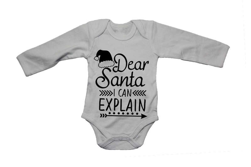 Santa I Can Explain - Christmas - Baby Grow